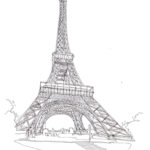 tour eiffel dessin