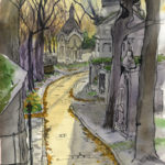 dessin pere lachaise