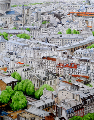 peinture paris toits