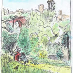 croquis buttes chaumont