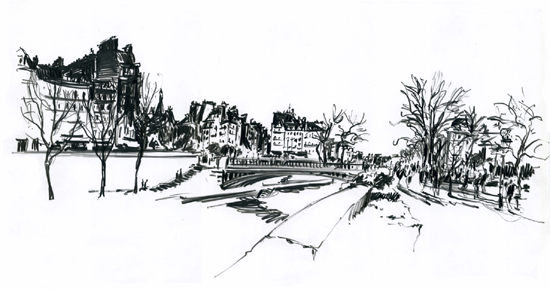 croquis pont au double