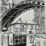 canal saint martin dessin