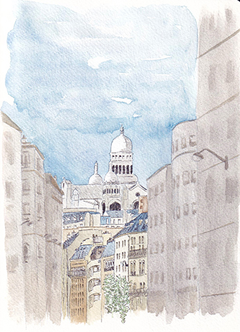 sacré coeur dessin