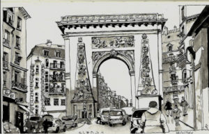 dessin porte st denis