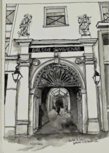 dessin galerie vivienne